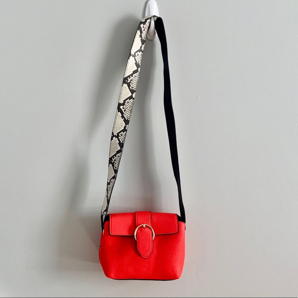Who What Wear Snakeskin Strap Handbag